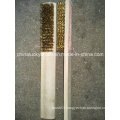 Wooden Handle Brass Wire Brush by Hand Make (YY-597)